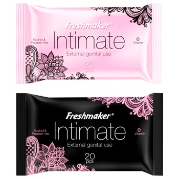 Șervețele Freshmaker Intimo umede 20buc - cumpărați, prețuri pentru BONUS - foto 1