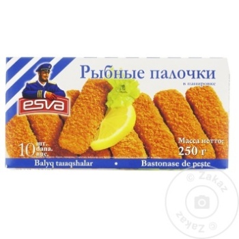 Pыбные палочки из рыба Esva 250г - купить, цены на METRO - фото 1