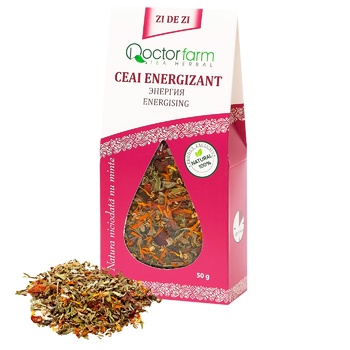 Ceai din plante Doctor Farm Energizant infuzie 50g - cumpărați, prețuri pentru BONUS - foto 1