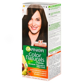 Крем-краска для волос Garnier Color Naturals 4 - купить, цены на METRO - фото 1