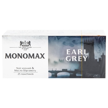 Чай черный Monomax с бергамотом в пакетиках 2г*25шт - купить, цены на BONUS - фото 2