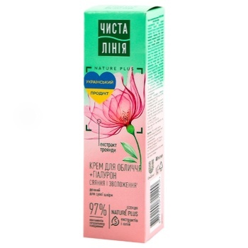 Крем для лица Чистая Линия Роза дневной 40мл - купить, цены на BONUS - фото 1