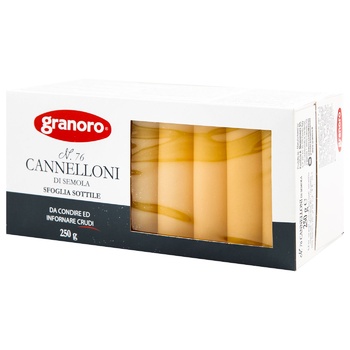 Paste fainoase Granoro Cannelloni 250g - cumpărați, prețuri pentru BONUS - foto 1