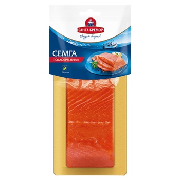 Семга Санта Бремор филе кусок подкопченная 200г - купить, цены на BONUS - фото 1