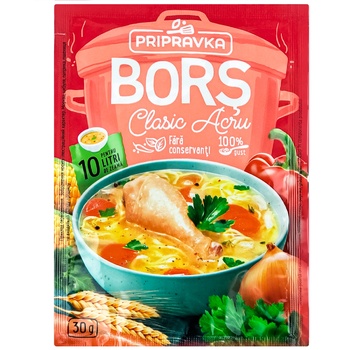 Борщ сухой Pripravka 30г - купить, цены на BONUS - фото 1