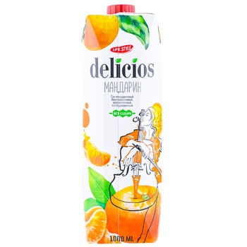 Сок Delicios мандарин без сахара 1л - купить, цены на BONUS - фото 1
