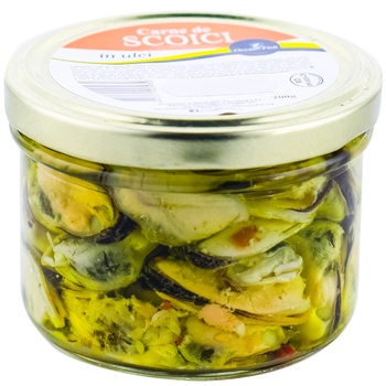 Carne de scoici Ocean Fish marinate în ulei 200g - cumpărați, prețuri pentru BONUS - foto 1