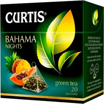 Чай зеленый Curtis в пирамидках Bahama Nights 1,8г*20шт - купить, цены на BONUS - фото 1