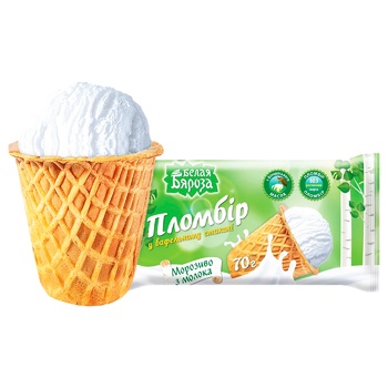 Inghetata Belaia Beroza plombir 77g - cumpărați, prețuri pentru BONUS - foto 1