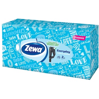 Салфетки Zewa 2 слоя 100шт - купить, цены на BONUS - фото 1