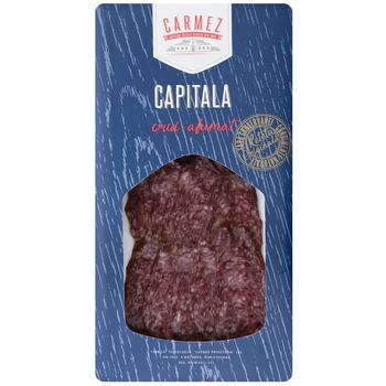 Колбаса Capitala Carmez сырокопченая 100г - купить, цены на BONUS - фото 1