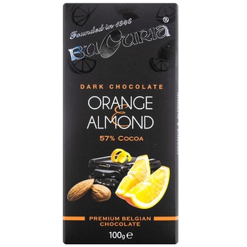 Шоколад черный Bucuria Апельсин и миндаль 100г - купить, цены на BONUS - фото 1