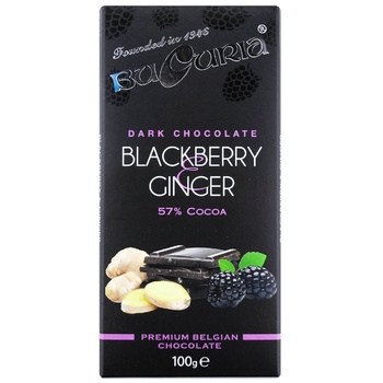 Шоколад черный  Bucuria Ежевика и имбирь 100г - купить, цены на BONUS - фото 1