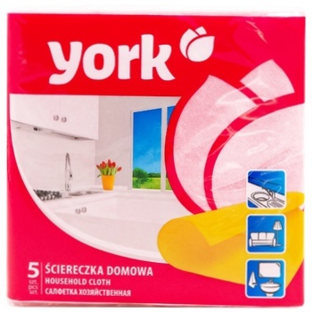 Салфетки York вискоза 5шт - купить, цены на BONUS - фото 3