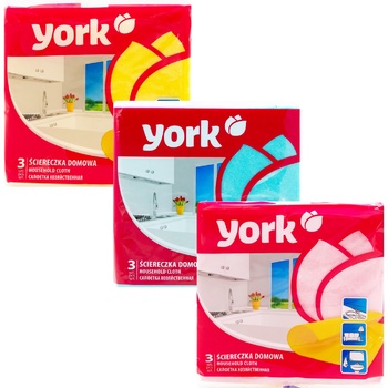 Салфетки York вискоза 3шт - купить, цены на BONUS - фото 1