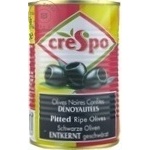 Măsline negre fără sâmbure Crespo 425g