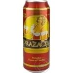 Пиво Prazacka светлое 0,5л