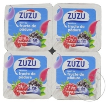 Iaurt Zuzu fructe de padure 4X125g - cumpărați, prețuri pentru BONUS - foto 1