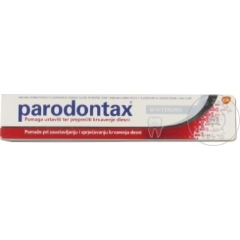 Pastă de dinți Paradontax White 75ml - cumpărați, prețuri pentru BONUS - foto 1